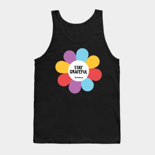 Flowers of hope: STAY GRATEFUL Tank Top